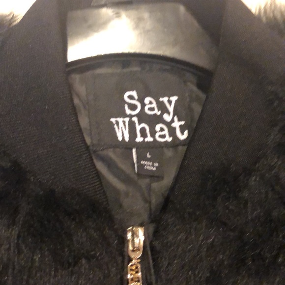 Say What jacket size L - Picture 2 of 4
